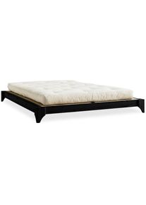 Futonbett »Elan« , schwarz , Karup Design , Gestell: Schwarz