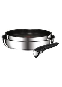 Pfannen-Set »Ingenio Preference, 24 cm/28 cm« (2tlg.)« , silberfarben , Tefal , silberfarben/schwarz