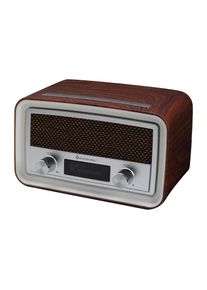 Soundmaster , Radiowecker »UR190 Braun« , braun , Dimmbares Display