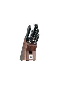 Messerblock »Walnussholz Braunv« , braun , WMF , braun/schwarz/edelstahlfarben