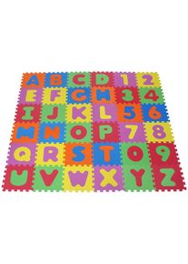 Puzzle »Alphabet und Zahlen«, Puzzlematte, Bodenpuzzle , bunt , KNORRTOYS®