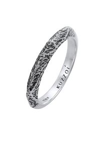 Kuzzoi, Hommes Bague, noir / argent