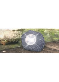 Globo SOLAR AL Solarleuchte LED Grau, 1-flammig