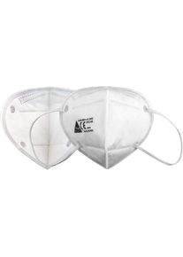 kaiserkraft Faltbare Atemschutzmaske FFP2 NR, ohne Ventil, weiß, VE 10 Stk