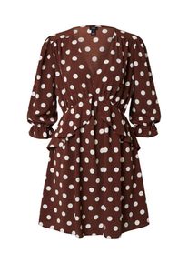 River Island, Femmes Robe, marron / blanc