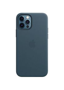 Apple , Smartphone-Hülle »iPhone 12/12 Pro Leder Case Mag Blue«, MHKE3ZM/A , blau , «MagSafe»: haftet magnetisch am Phone und vereinfacht...