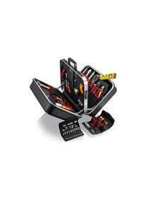Knipex , Werkzeugset »Werkzeugkoffer BIG Twin Elektro«, (63 St.) , schwarz