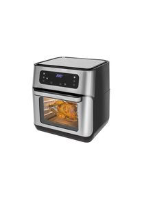 ProfiCook , Heissluftfritteuse &raquo;PC-FR 1200 H Schwarz;Edelstahl&laquo;, 1500 W , silberfarben , Fritteusen