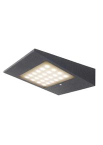 CMD AQUA SOLAR Außenwandleuchte LED Anthrazit, 1-flammig, Bewegungsmelder