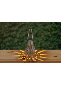 Globo Sun Solarleuchte LED Braun, 1-flammig