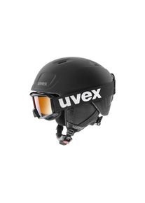 Uvex , Skihelm &raquo;heyya pro SET (flizz LG black) 2-teilig&laquo; , schwarz , Helme