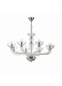 Ideal Lux CASANOVA Kronleuchter Chrom, 8-flammig