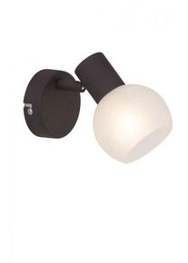 BRILLIANT LEUCHTEN Brilliant Gabon Wandspot Braun, 1-flammig