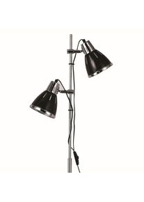 Ideal Lux ELVIS Stehleuchte Schwarz, 2-flammig