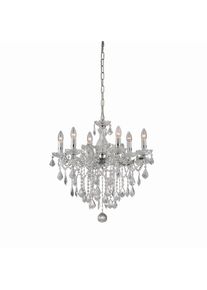 Ideal Lux FLORIAN Kronleuchter Chrom, 6-flammig