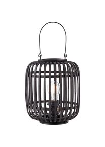 BRILLIANT LEUCHTEN Brilliant WOODROW Tischleuchte Holz dunkel, Schwarz, 1-flammig