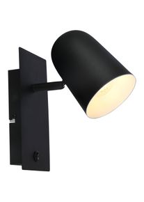 BRILLIANT LEUCHTEN Brilliant Ayr Wandstrahler Schwarz, 1-flammig