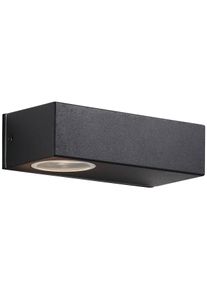 BRILLIANT LEUCHTEN Brilliant Abbot Wandleuchte LED Anthrazit, 2-flammig
