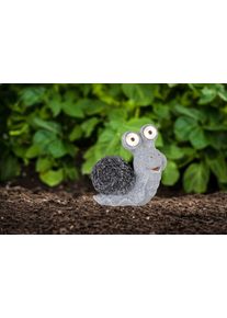 Globo SCHNECKE Solarleuchte LED Grau, 2-flammig