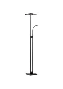 BRILLIANT LEUCHTEN Brilliant Forrester Deckenfluter LED Schwarz, 2-flammig