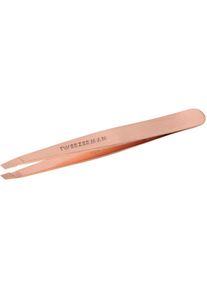 Tweezerman Pinzette »Schräge Slant« bunt Rose Gold Perfekt zusammenlaufende, handgefeilte Spitzen