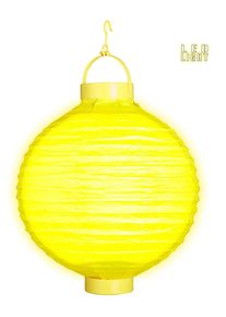 Widmann Gelber LED Lampion 30cm
