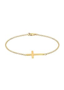 Elli, Femmes Bracelet 'Kreuz', or