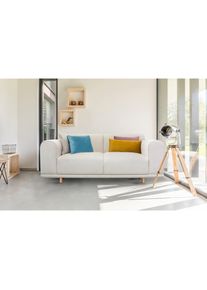 2-Sitzer »Maroon«, in skandinavischem Design, mit losen Kissen , beige , Andas
