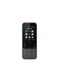Nokia , Smartphone »6300, 4G Light Charcoal«, (6,1 cm/2,4 Zoll, 4 GB Speicherplatz,) , grau , 4G-Mobilfunknetz, Dual-SIM, Bluetooth 4.1, Micro-USB,...