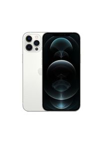 Apple , Smartphone »iPhone 12 Pro Max, 5G«, (17 cm/6,7 Zoll, 128 GB Speicherplatz, 12 MP Kamera), MGD83ZD/A , silberfarben , ohne Adapter & ohne...