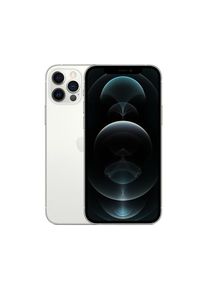 Apple , Smartphone »iPhone 12 Pro, 5G«, (15,5 cm/6,1 Zoll, 256 GB Speicherplatz, 12 MP Kamera), MGMQ3ZD/A , silberfarben , ohne Adapter & ohne...