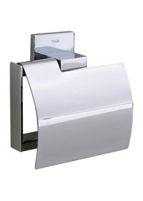 Tiger Toilettenpapierhalter »Items«, 13.1 x 12.8 x 5.3 cm grau chromfarben