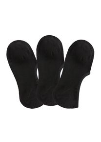 active by Lascana Lascana Active Füsslinge, 3 Paar, mit Pikee Struktur Schwarz, Größe 35-38