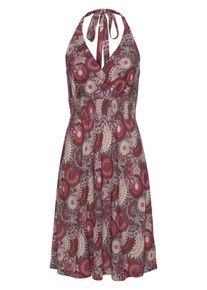 Lascana Neckholderkleid, mit Alloverprint Lila, Größe 38