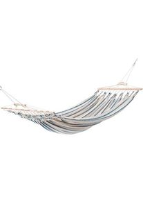CHICO Hängematten Doppelhängematte Baumwolle Beige-Blau