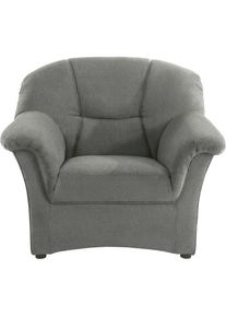 Sessel »Sarafina«, wahlweise mit Federkern , grau , DOMO collection , steelgrau