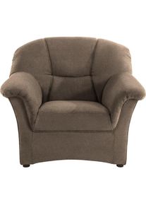 Sessel »Sarafina«, wahlweise mit Federkern , braun , DOMO collection