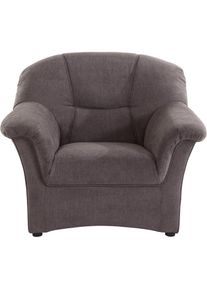 Sessel »Sarafina«, wahlweise mit Federkern , grau , DOMO collection , stone