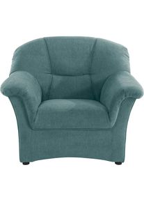 Sessel »Sarafina«, wahlweise mit Federkern , blau , DOMO collection , petrol