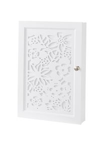 Schmuckablage, mit floraler Fräsung , weiss , Home Affaire