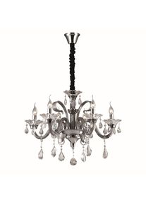 Ideal Lux COLOSSAL Hängeleuchte Chrom, 6-flammig