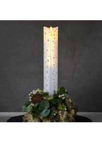 Sirius LED-Kerze Sara Calendar, weiß/Romantic, Höhe 29 cm