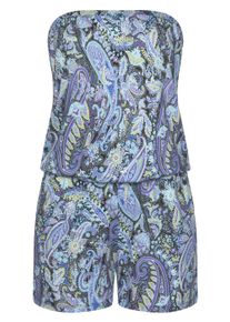 Lascana Bandeauoverall, mit Paisleydruck Blau, Größe 36