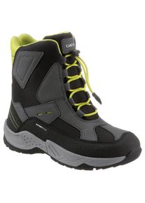 GEOX KIDS Winterstiefel »J Sentiero Boy«, mit TEX-Ausstattung grau 27 grau-limette Robuster Winterstiefel mit Schnellverschluss