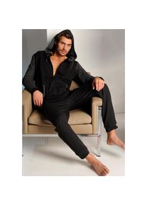 Bench. Jumpsuit, mit Kapuze schwarz L (52/54) N-Gr schwarz-grau Cooler Onesie von Bench