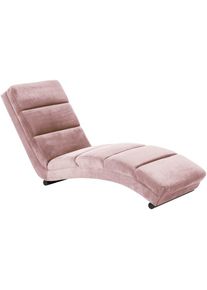 Relaxsessel, mit Quersteppung , rosa , Salesfever , rose