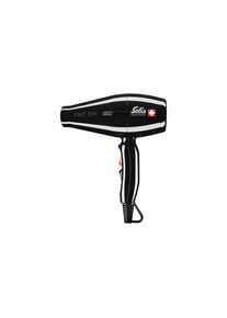SOLIS OF SWITZERLAND , Haartrockner &raquo;FastDry Typ381 Schwarz&laquo;, 2200 W , schwarz , Ergonomisches, symmetrisches Design: f&uuml;r Rechts- und Linksh&auml;nder...