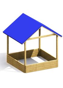 WINNETOO Sandkasten MORITZ 4-Eck Sandbox günstig