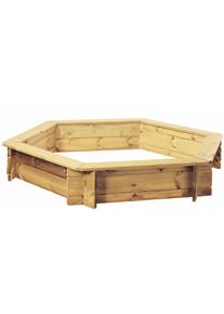 WINNETOO Sandkasten INGAR 6-Eck Sandbox günstig