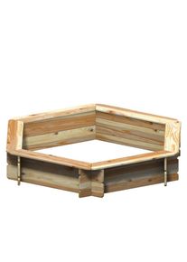 WINNETOO Sandkasten BEO 6-Eck Sandbox günstig